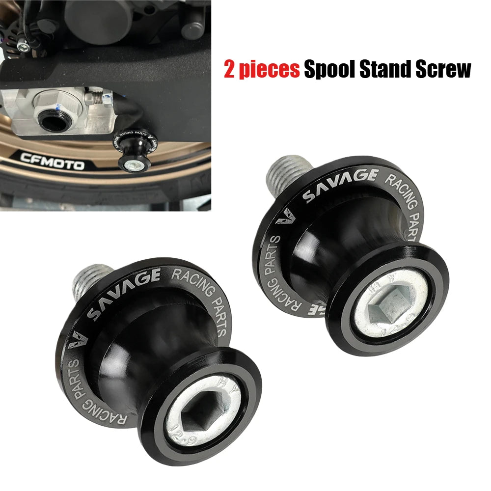 CFMOTO 675SS 675SR 675SR-R 675NK Frame Sliders Guard Black CNC Production Motorcycle Wheel Axle Fork Crash Protector Swingarm Spools