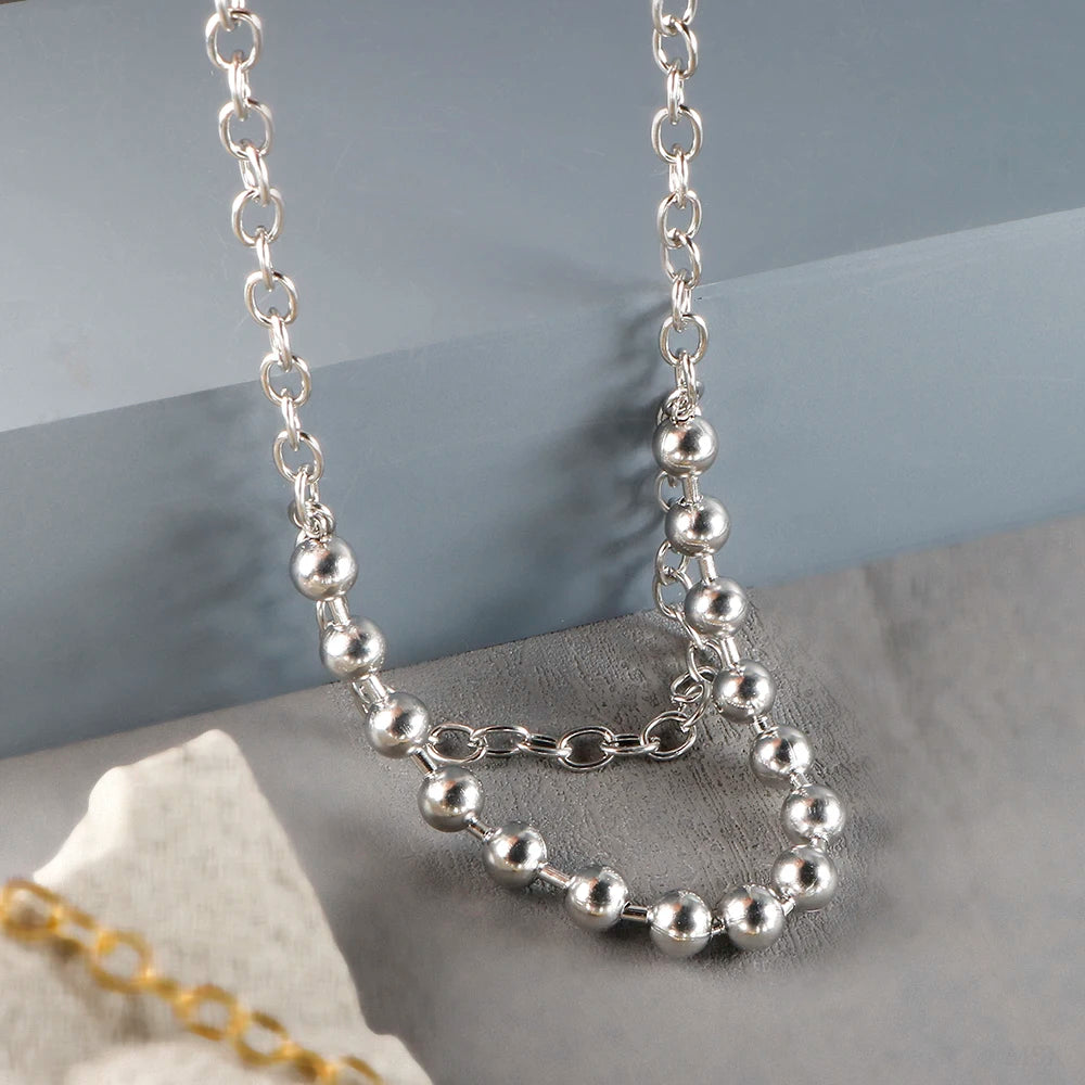 Steel Ball Chain Necklace