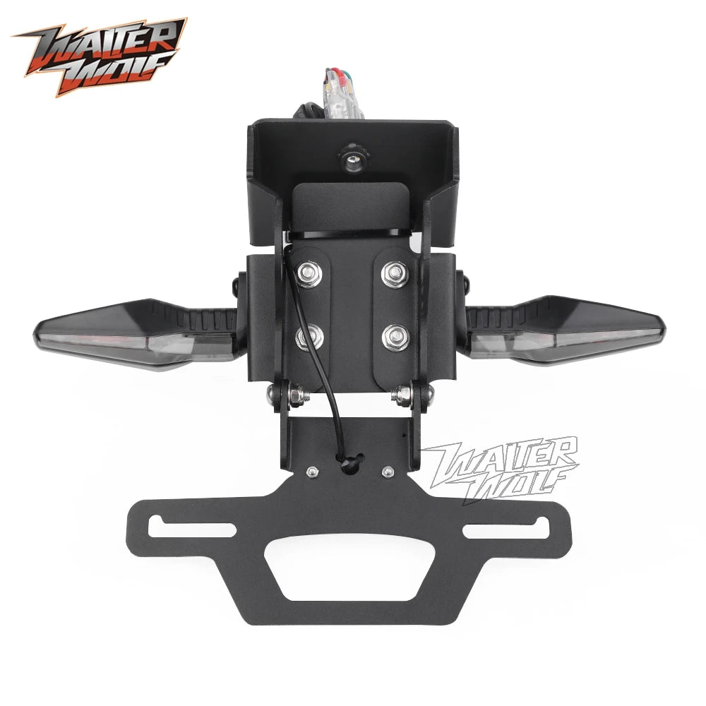 2025 For CFMOTO 675SS 675SR-R 675NK 675SR 2026 Adjustable Registration License Plate Bracket Holder Tail Tidy Fender Eliminator