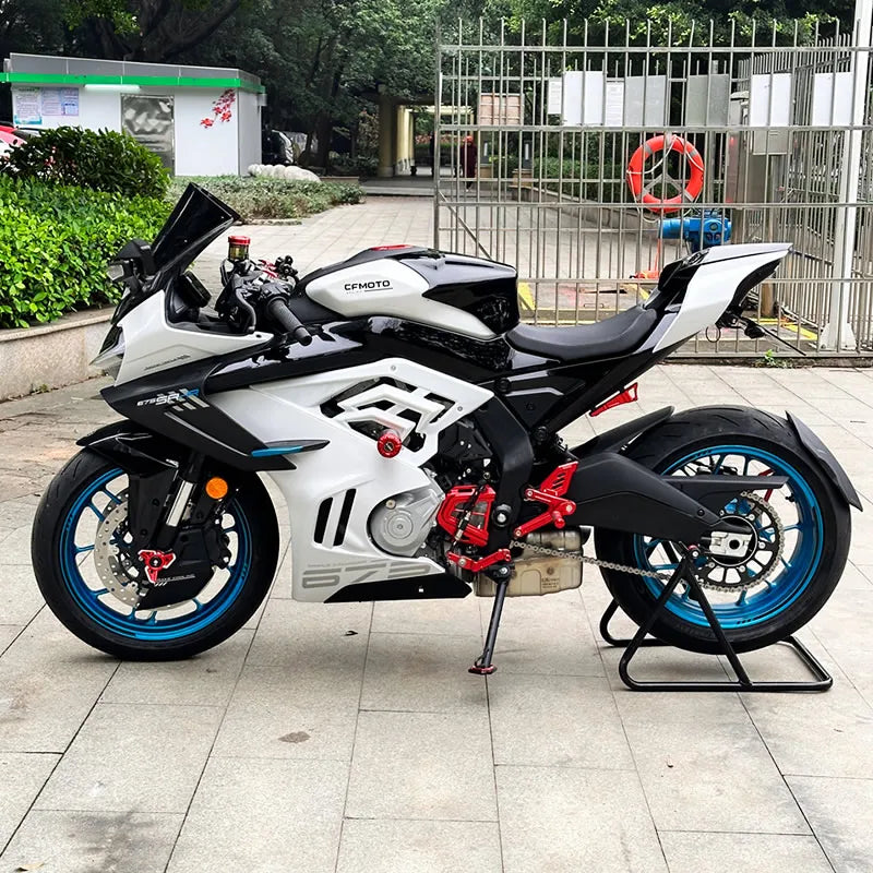 Semspeed For CFMOTO 675SR-R 675NK 2024-2025 Fuel Tank Protector ABS Carbon Fiber Injection-Molded Cover Anti-Scratch Coating