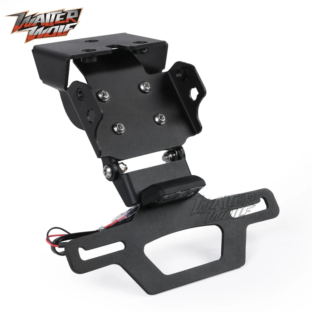 2025 For CFMOTO 675SS 675SR-R 675NK 675SR 2026 Adjustable Registration License Plate Bracket Holder Tail Tidy Fender Eliminator