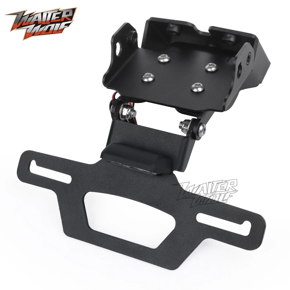 2025 For CFMOTO 675SS 675SR-R 675NK 675SR 2026 Adjustable Registration License Plate Bracket Holder Tail Tidy Fender Eliminator