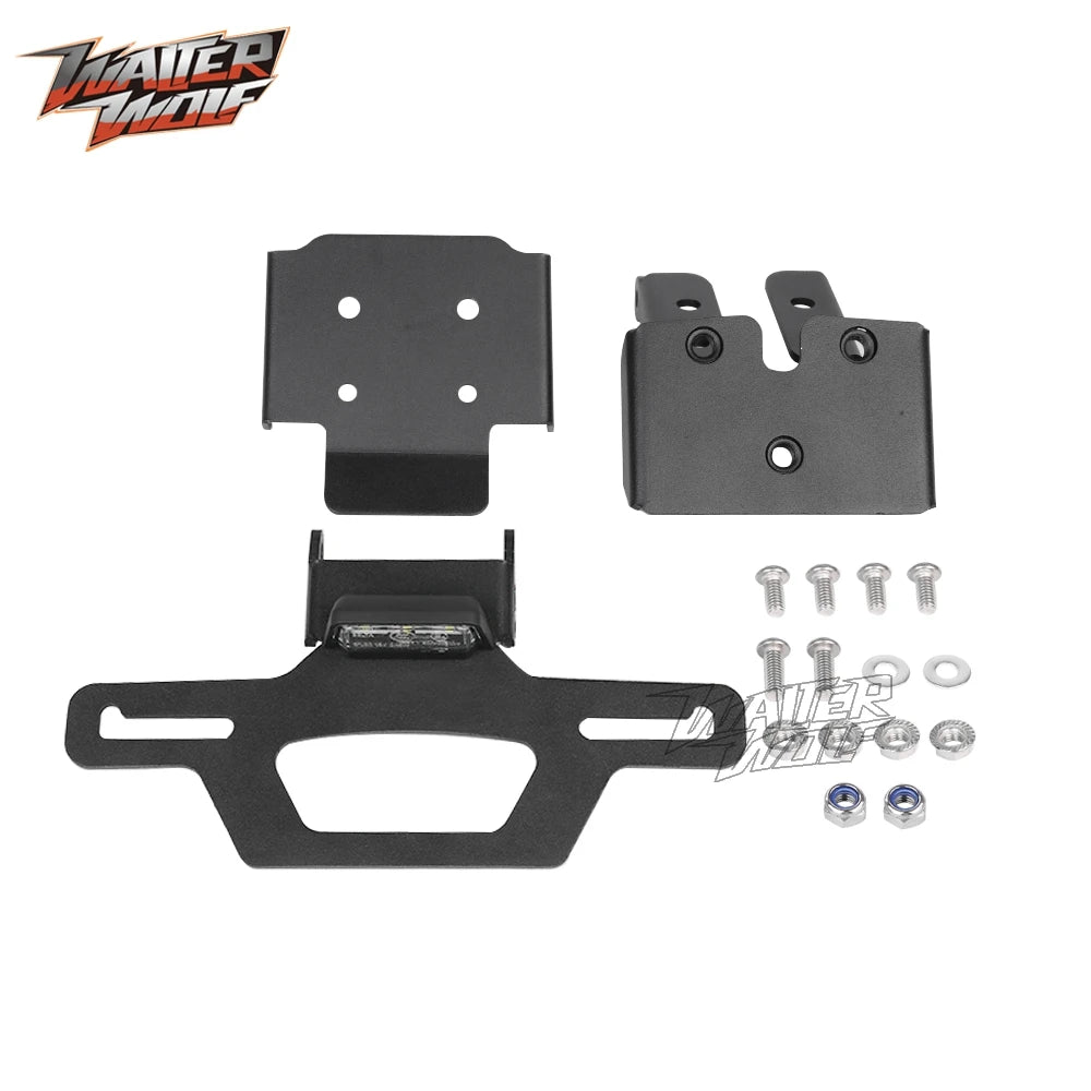 2025 For CFMOTO 675SS 675SR-R 675NK 675SR 2026 Adjustable Registration License Plate Bracket Holder Tail Tidy Fender Eliminator