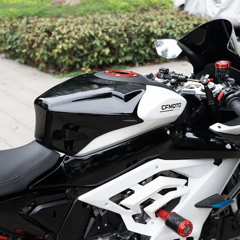 Semspeed For CFMOTO 675SR-R 675NK 2024-2025 Fuel Tank Protector ABS Carbon Fiber Injection-Molded Cover Anti-Scratch Coating