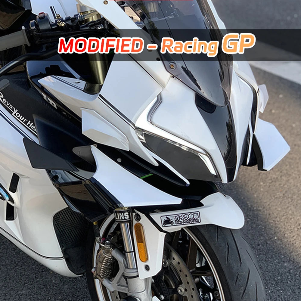 675SR/SR-R/RR Motorcycle Fixed Wind Wing Front Aerodynamic Winglet Fairing Accessories for CFMOTO 675SR 675SR-R 675SRR 675 sr/rr