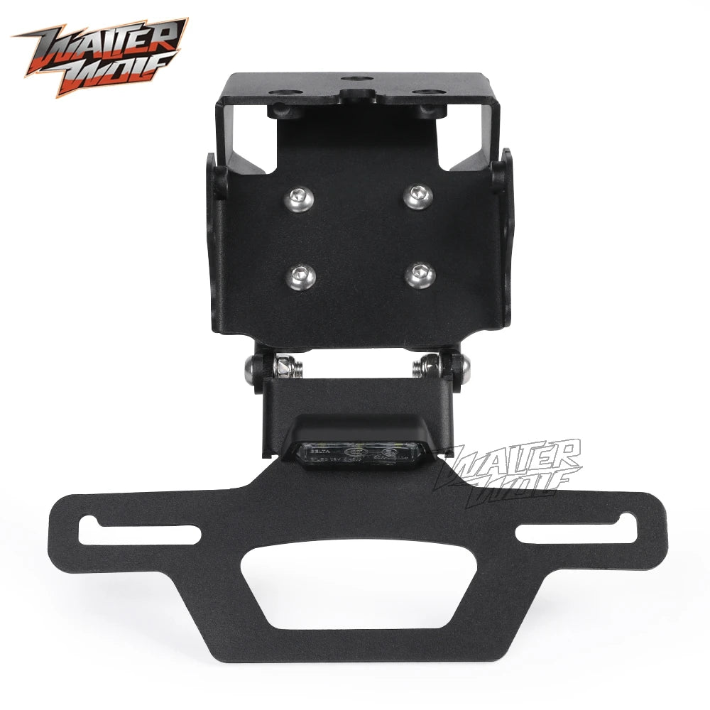 2025 For CFMOTO 675SS 675SR-R 675NK 675SR 2026 Adjustable Registration License Plate Bracket Holder Tail Tidy Fender Eliminator