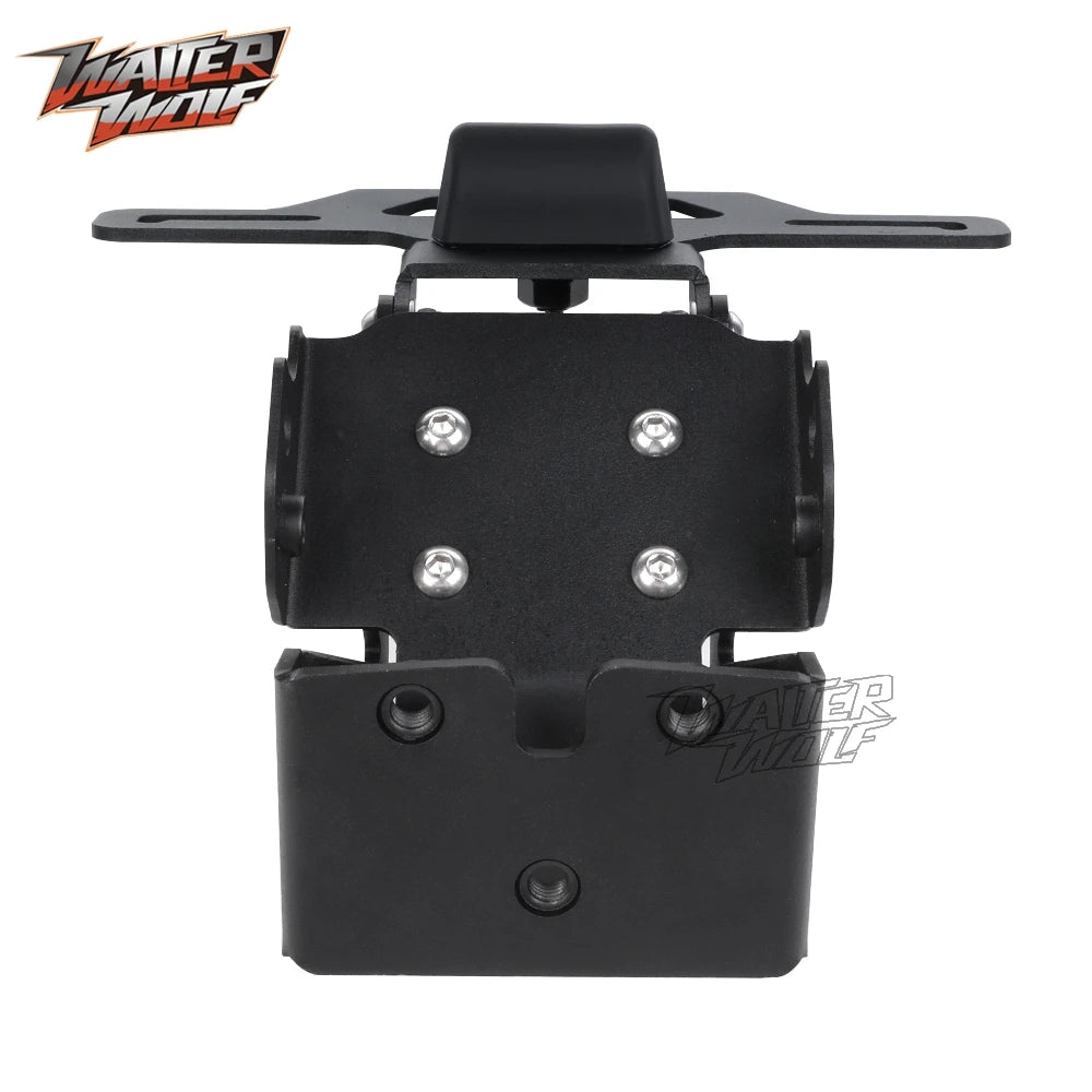 2025 For CFMOTO 675SS 675SR-R 675NK 675SR 2026 Adjustable Registration License Plate Bracket Holder Tail Tidy Fender Eliminator
