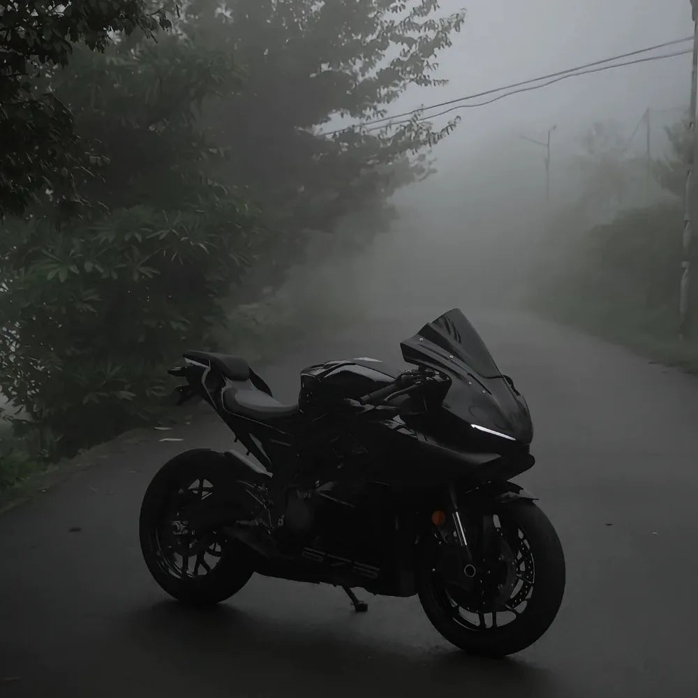for cfmoto 675SR 675SS Modification Black Knight Windshield.Dark Warrior Night Phantom.Deflector,Air Diffuser,Side Wing,Lip,
