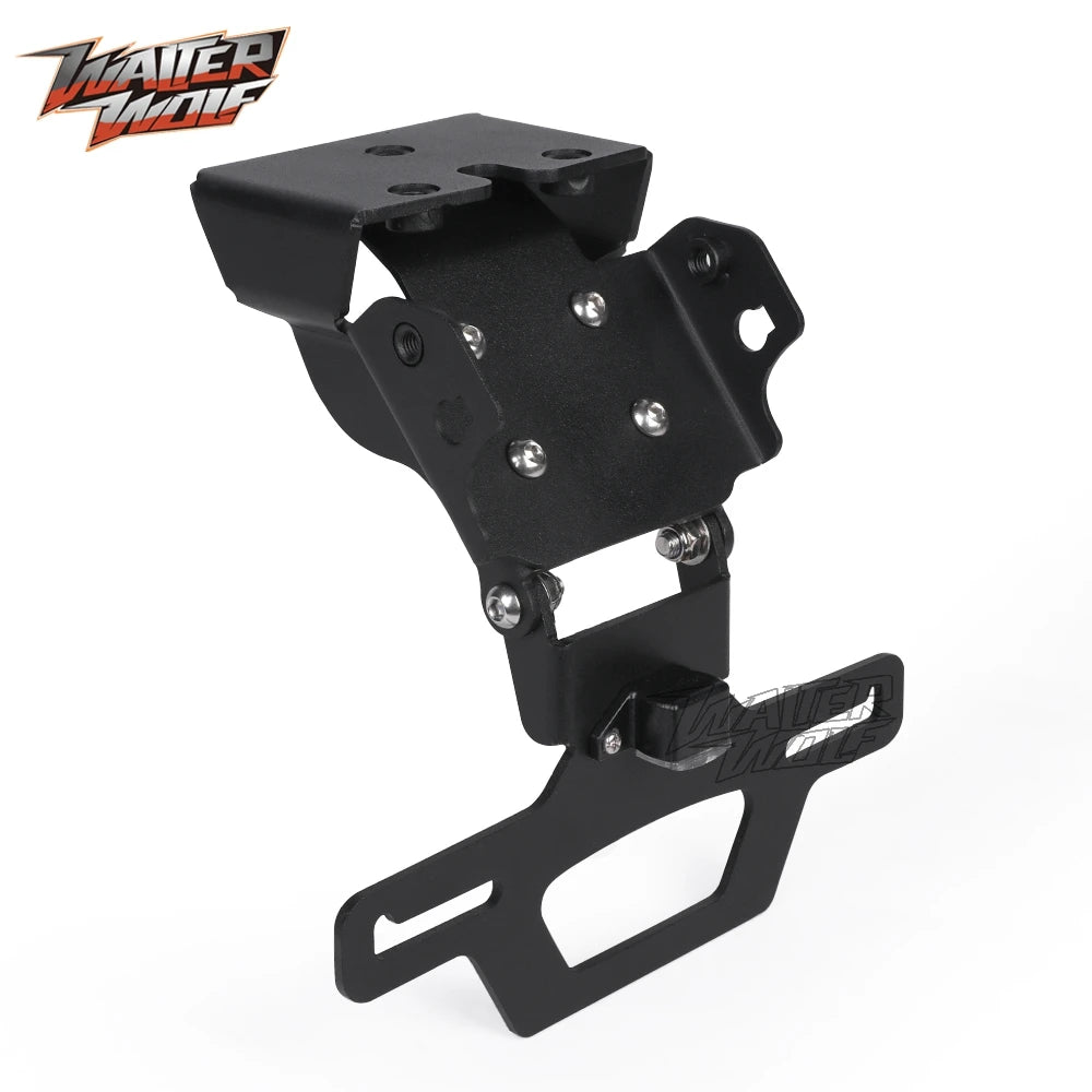 2025 For CFMOTO 675SS 675SR-R 675NK 675SR 2026 Adjustable Registration License Plate Bracket Holder Tail Tidy Fender Eliminator