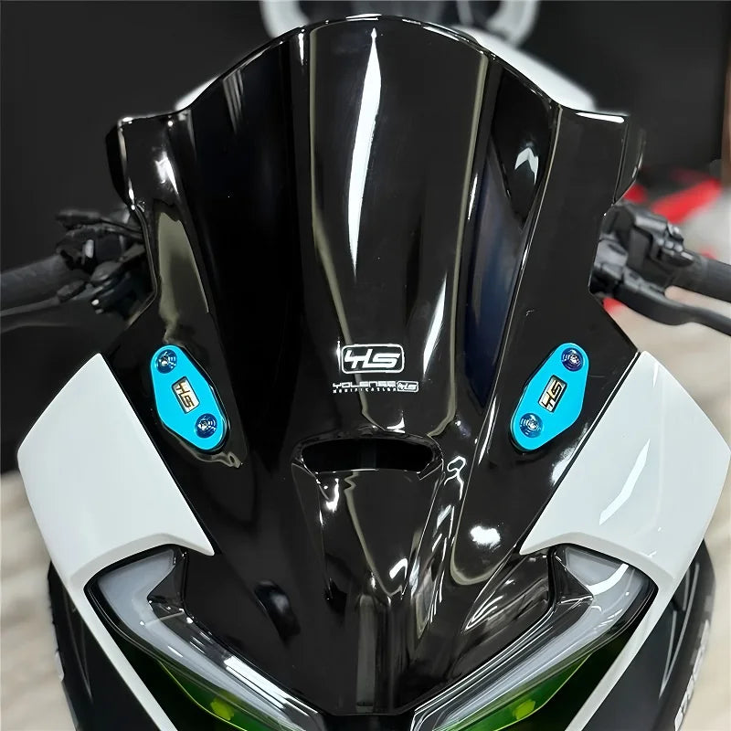 For 675SR 675SR-R 675SRR Motorcycle Rise Windscreen Windshield Wind Deflectors Shield Protector Rearview Mirrors Seat Cover