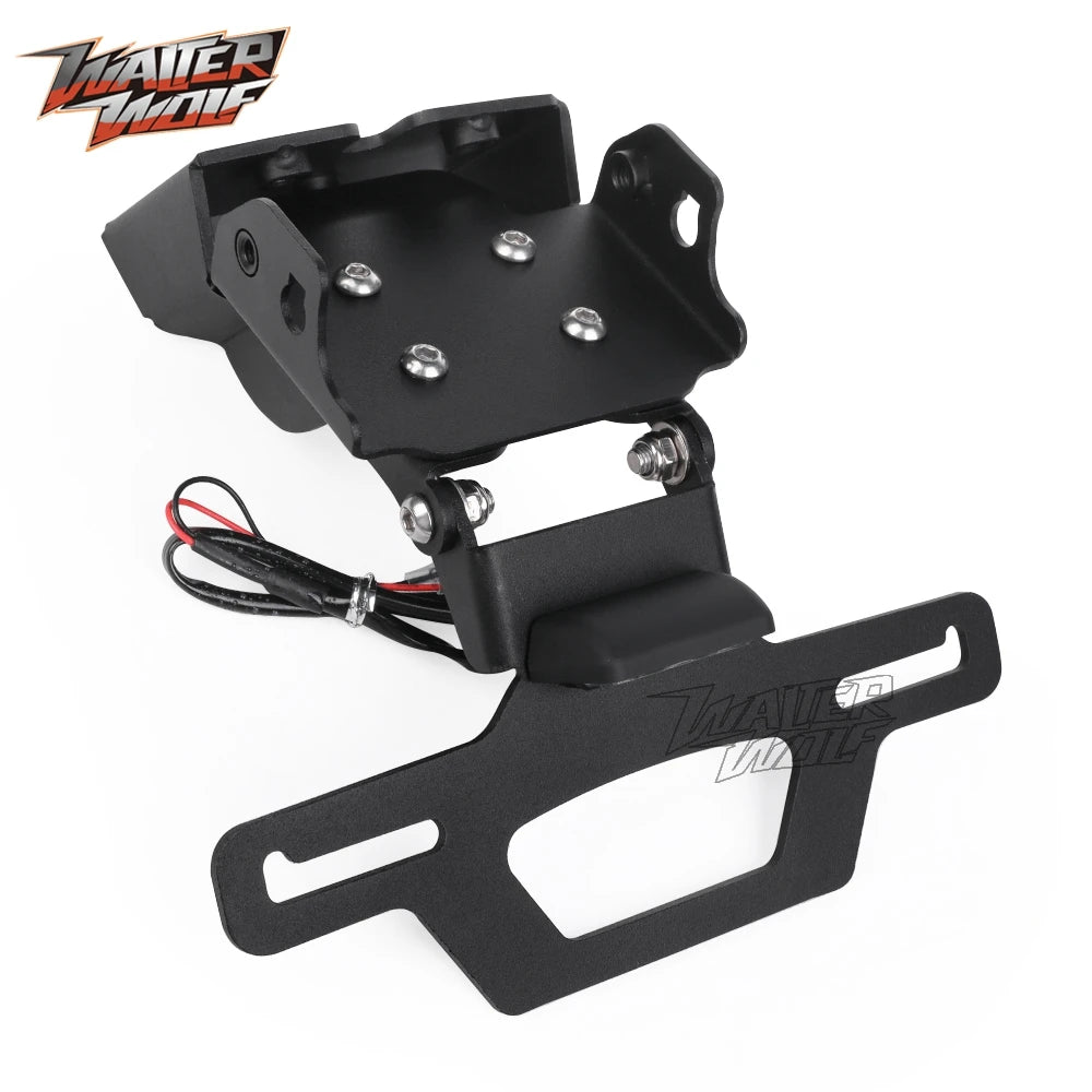 2025 For CFMOTO 675SS 675SR-R 675NK 675SR 2026 Adjustable Registration License Plate Bracket Holder Tail Tidy Fender Eliminator