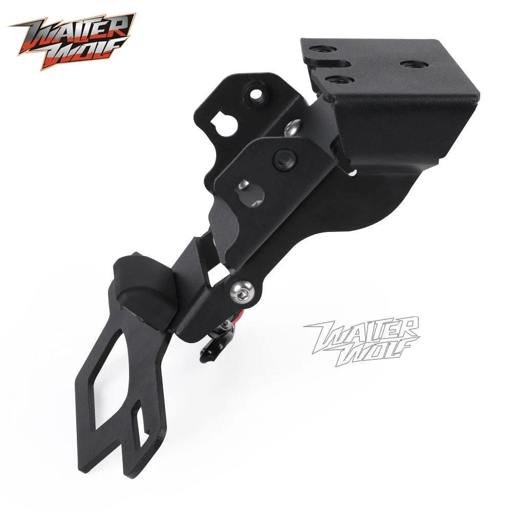 2025 For CFMOTO 675SS 675SR-R 675NK 675SR 2026 Adjustable Registration License Plate Bracket Holder Tail Tidy Fender Eliminator