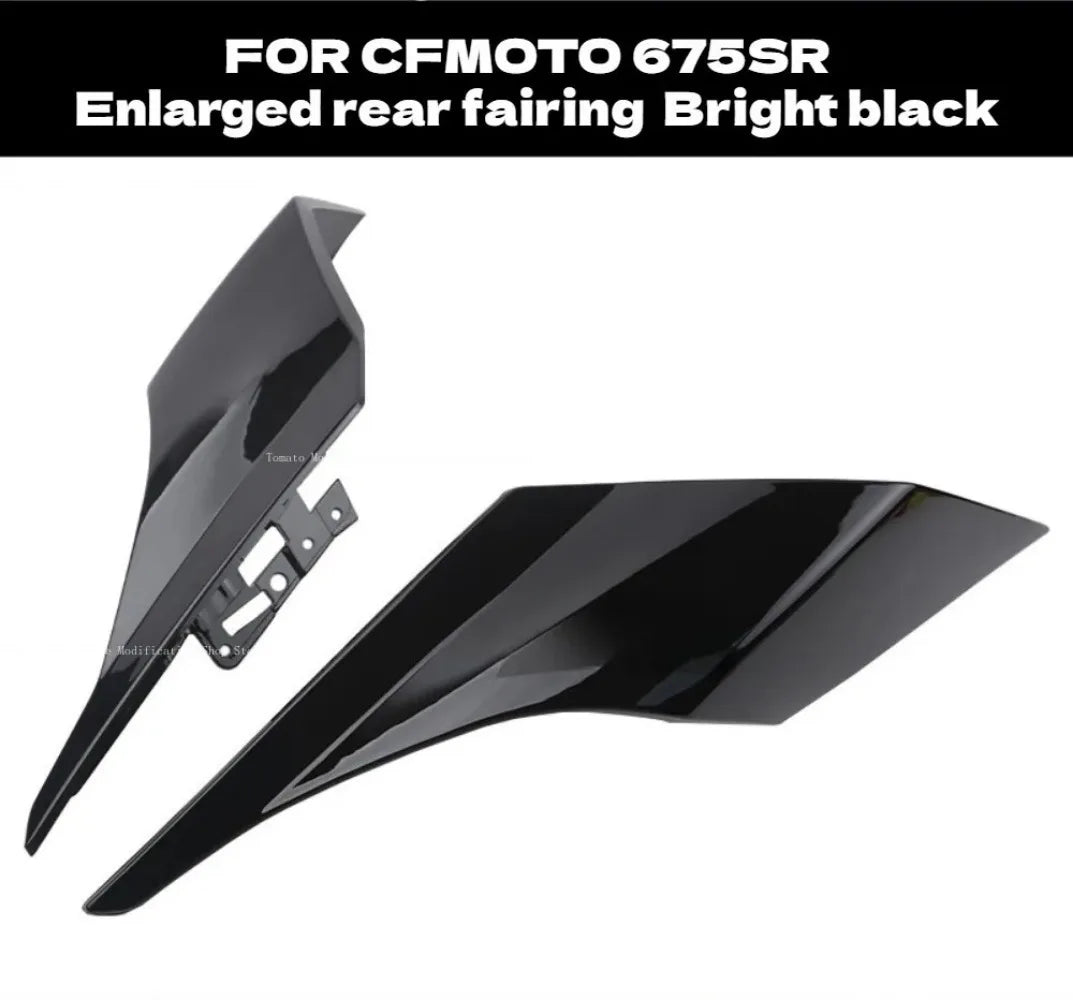 for cfmoto 675SR 675SS Modification Black Knight Windshield.Dark Warrior Night Phantom.Deflector,Air Diffuser,Side Wing,Lip,
