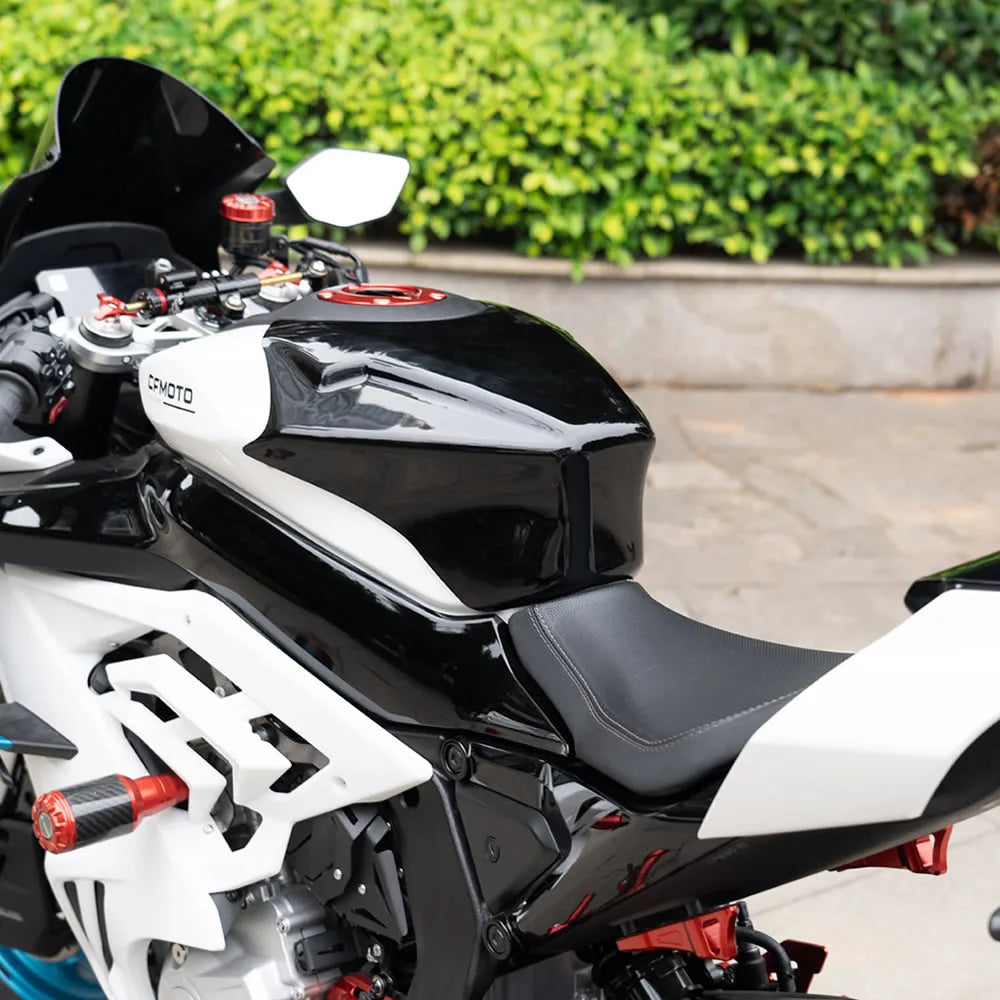 Semspeed For CFMOTO 675SR-R 675NK 2024-2025 Fuel Tank Protector ABS Carbon Fiber Injection-Molded Cover Anti-Scratch Coating