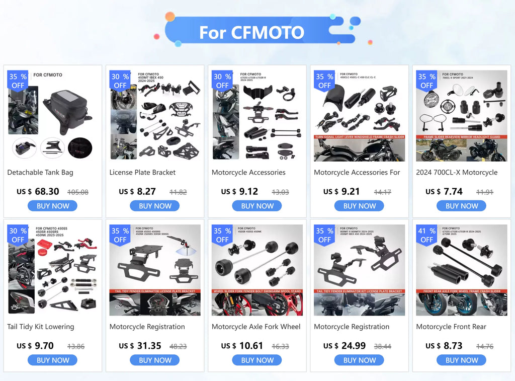 2025 For CFMOTO 675SS 675SR-R 675NK 675SR 2026 Adjustable Registration License Plate Bracket Holder Tail Tidy Fender Eliminator