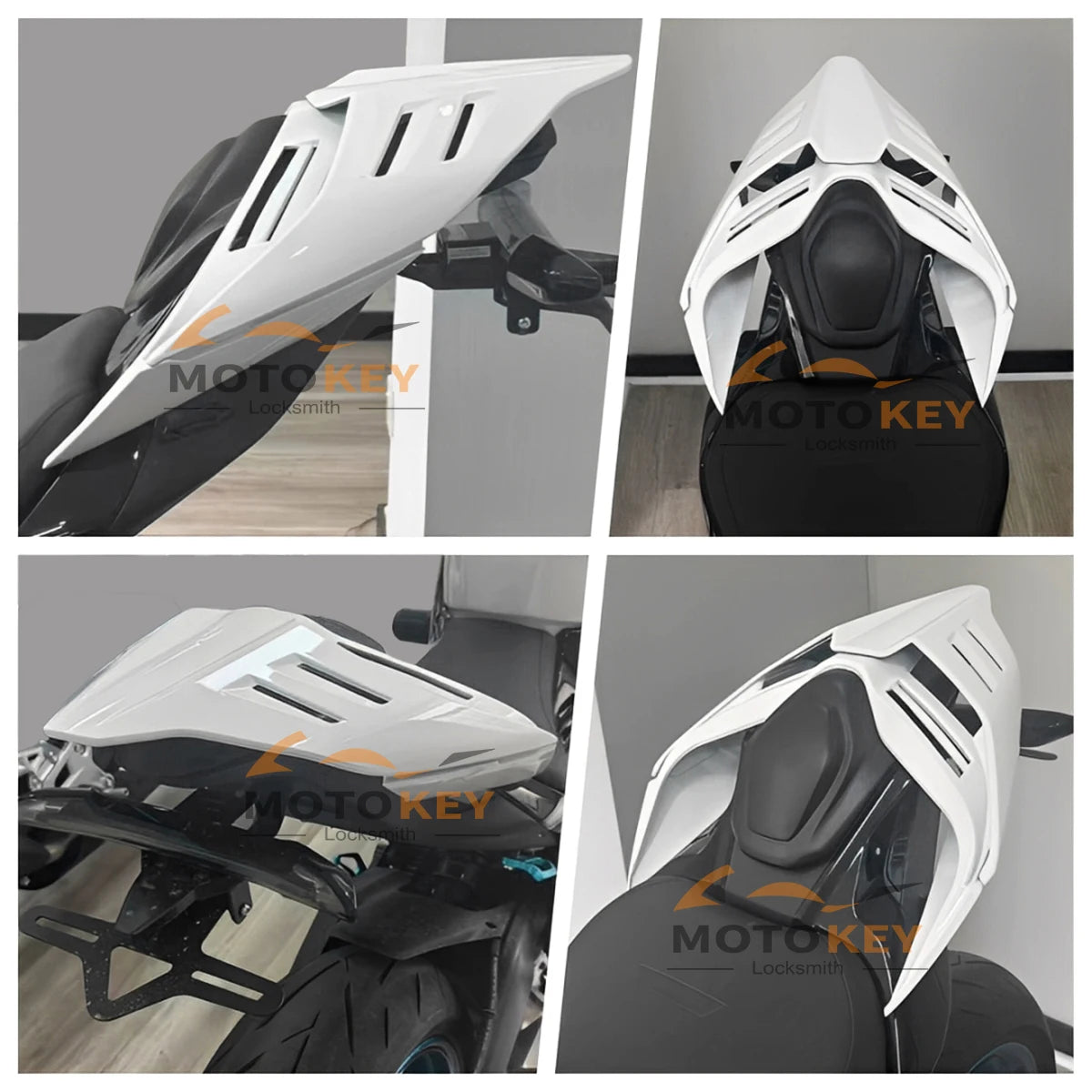 For CFMOTO 675SR 675SR-R Motorcycle Rear Passenger Seat Cover Hump Fairing 675SR Rear Seat Cover