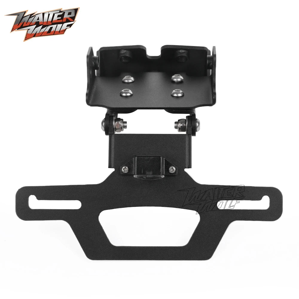 2025 For CFMOTO 675SS 675SR-R 675NK 675SR 2026 Adjustable Registration License Plate Bracket Holder Tail Tidy Fender Eliminator
