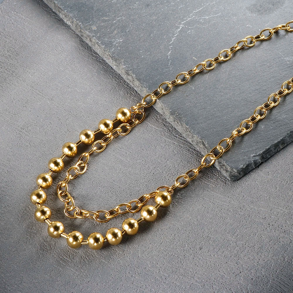 Steel Ball Chain Necklace