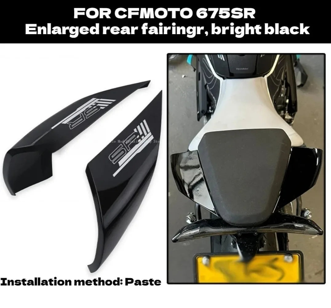 for cfmoto 675SR 675SS Modification Black Knight Windshield.Dark Warrior Night Phantom.Deflector,Air Diffuser,Side Wing,Lip,