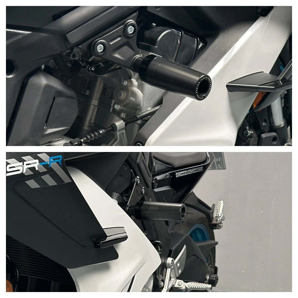 CFMOTO 675SS 675SR 675SR-R 675NK Frame Sliders Guard Black CNC Production Motorcycle Wheel Axle Fork Crash Protector Swingarm Spools