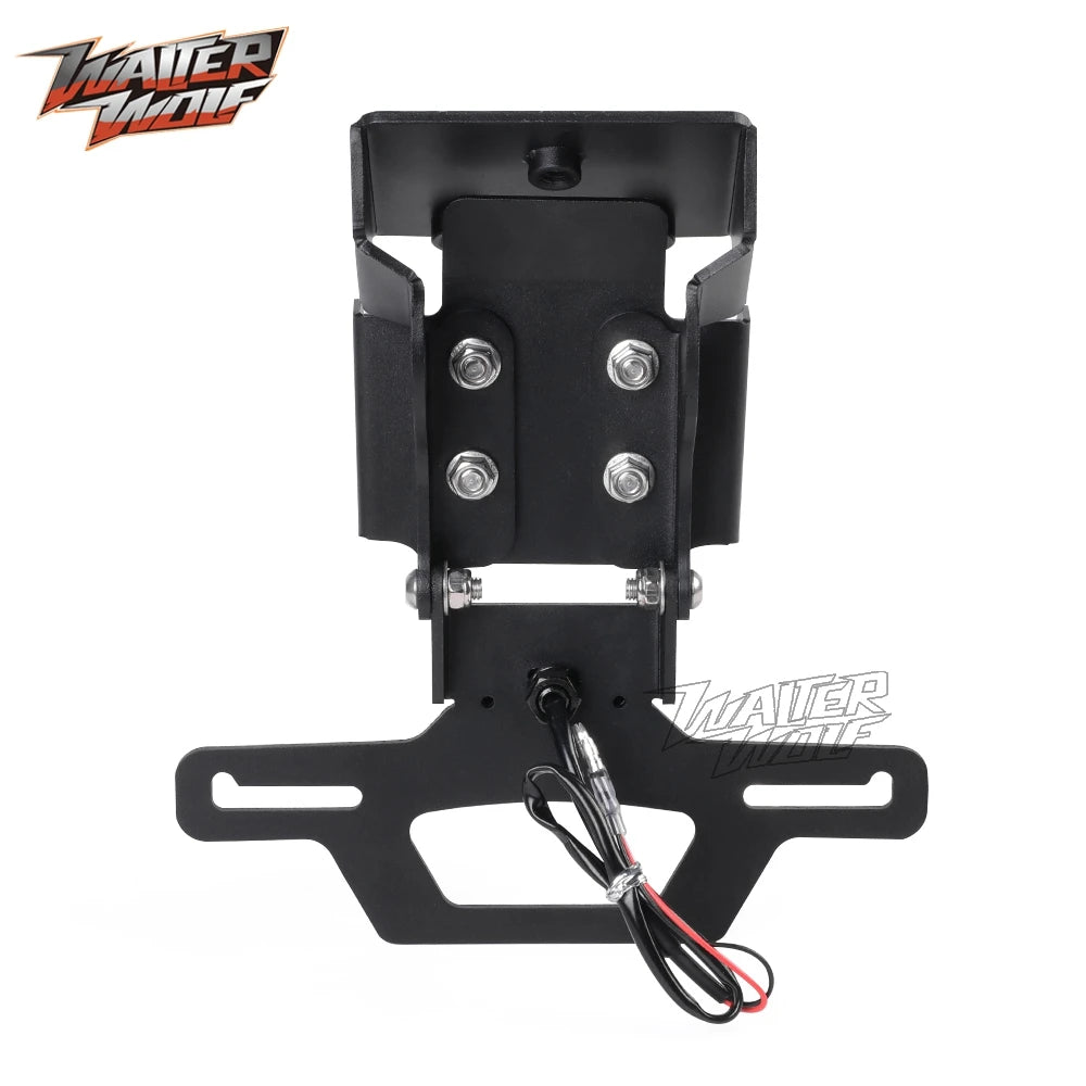 2025 For CFMOTO 675SS 675SR-R 675NK 675SR 2026 Adjustable Registration License Plate Bracket Holder Tail Tidy Fender Eliminator