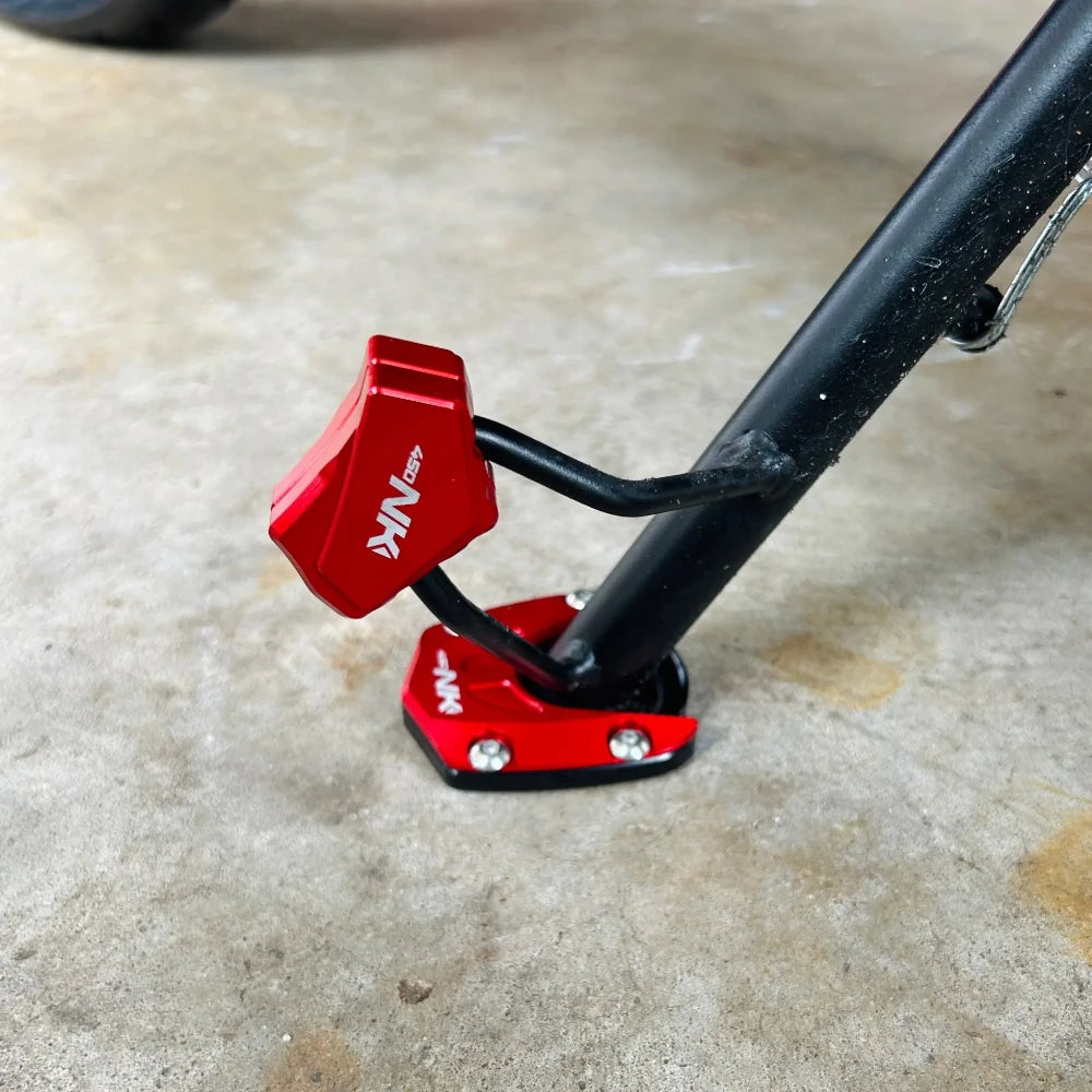 2023 2024 2025 Motorcycle Side Stand Enlarger Kickstand Extension Foot Pads FOR CFMOTO CF MOTO 450NK 450SR 450SS 450SRS 450CLC