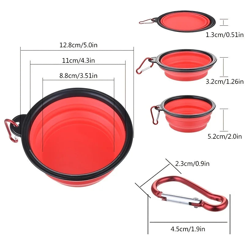 Collapsible Silicone Pet Bowl