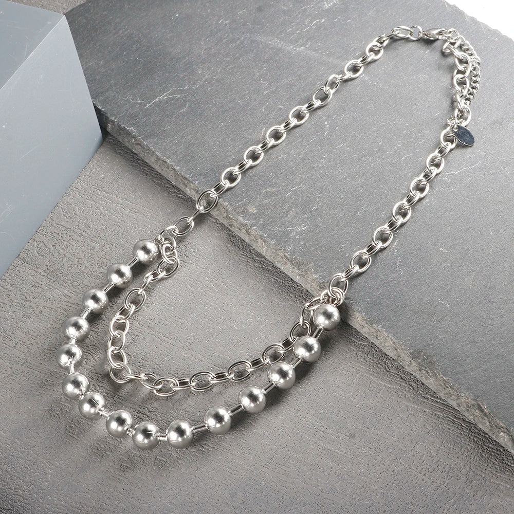 Steel Ball Chain Necklace