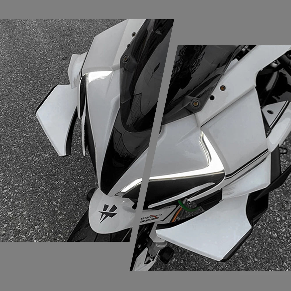 675SR/SR-R/RR Motorcycle Fixed Wind Wing Front Aerodynamic Winglet Fairing Accessories for CFMOTO 675SR 675SR-R 675SRR 675 sr/rr