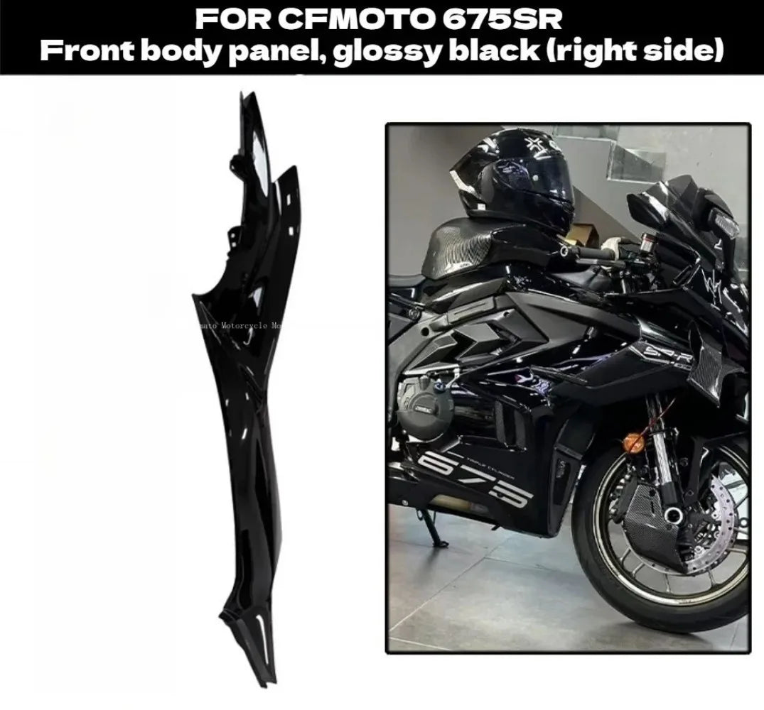 for cfmoto 675SR 675SS Modification Black Knight Windshield.Dark Warrior Night Phantom.Deflector,Air Diffuser,Side Wing,Lip,