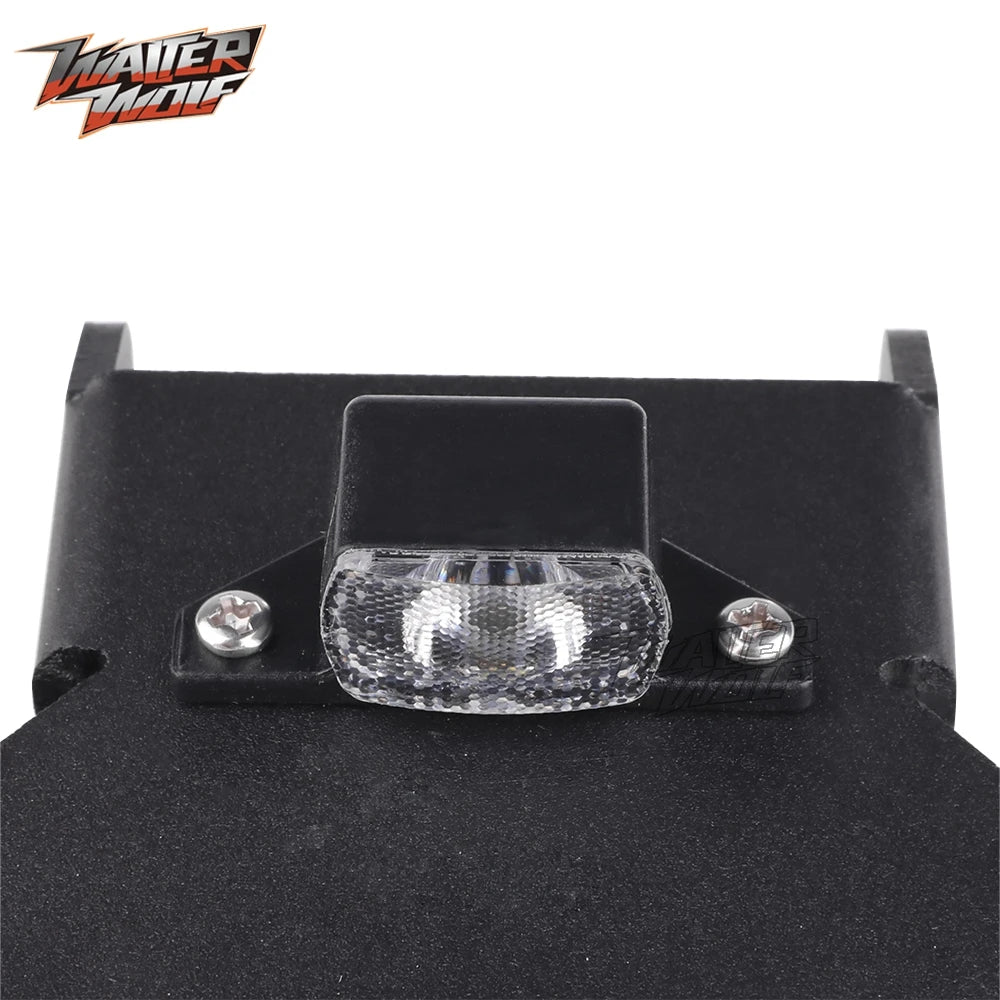 2025 For CFMOTO 675SS 675SR-R 675NK 675SR 2026 Adjustable Registration License Plate Bracket Holder Tail Tidy Fender Eliminator
