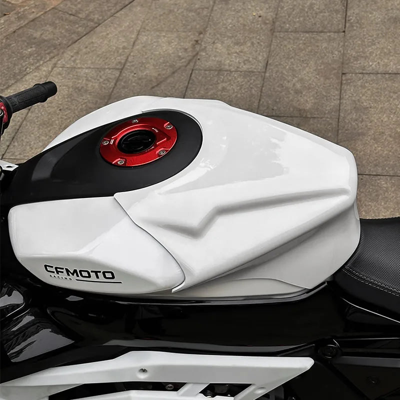 Semspeed For CFMOTO 675SR-R 675NK 2024-2025 Fuel Tank Protector ABS Carbon Fiber Injection-Molded Cover Anti-Scratch Coating