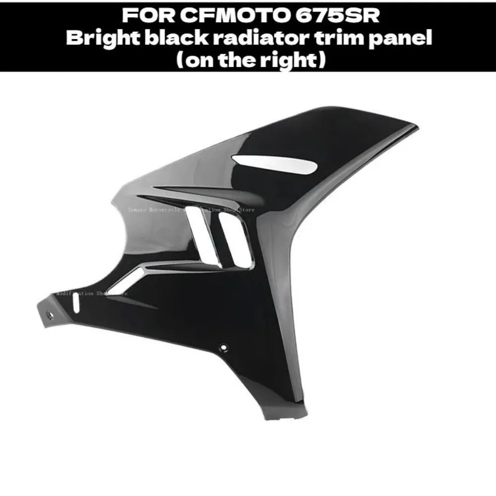 for cfmoto 675SR 675SS Modification Black Knight Windshield.Dark Warrior Night Phantom.Deflector,Air Diffuser,Side Wing,Lip,